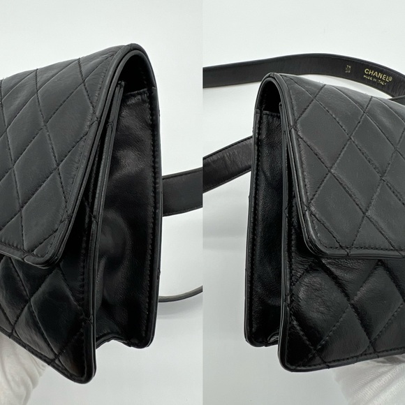 ❌SOLD❌Authentic Chanel vintage lambskin Belt bag - Picture 8 of 16